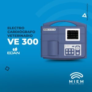 Electrocardiógrafo veterinario Edan VE300